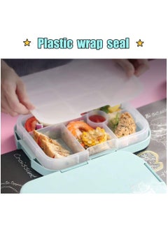 Cool Baby COOLBABY Kids Lunch Box, Bento Box for Kid with 6 Compartments, Suitable for Microwave and Dishwasher, 920ml Lunch Container for Kids(Blue）  - Image 3