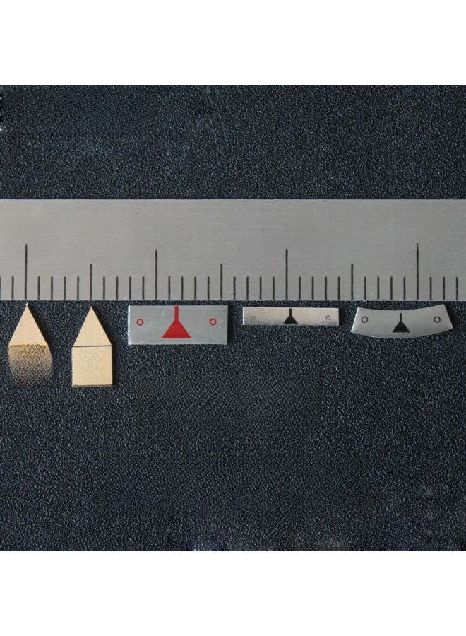 Stainless Steel Angle Ruler Aluminum Alloy Ruler Arc-shaped Angle Ruler Indexing Scale Cylinder Arc Template-Model:45-0-45°(outer R83/inner R65)