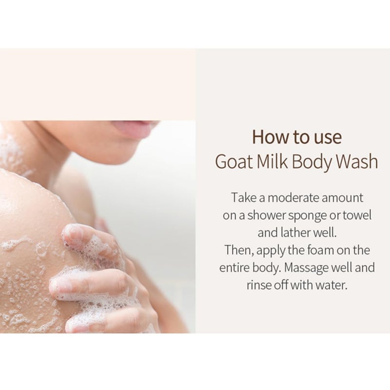 Shower Mate SHOWERMATE Goat Milk Body Wash (1 Pack, Original) - Image 4