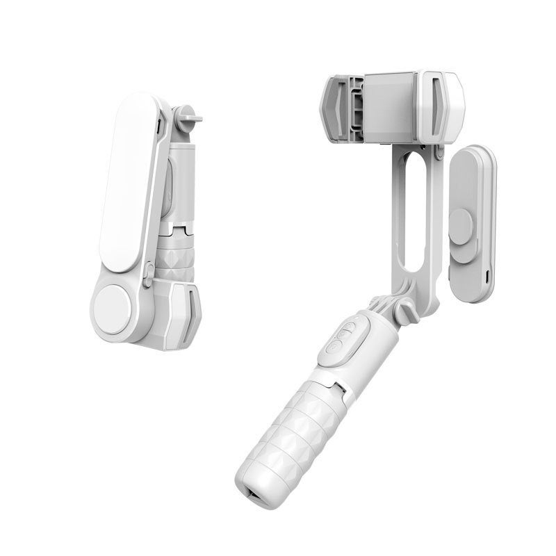 Handheld Stabilizer Aluminum Alloy Lightweight Durable - Detachable Fill Light With 3 Color Modes 9 Brightness Levels Mobile Phone Gimbal For Flexible On-The-Go Shooting Selfies - Image 1
