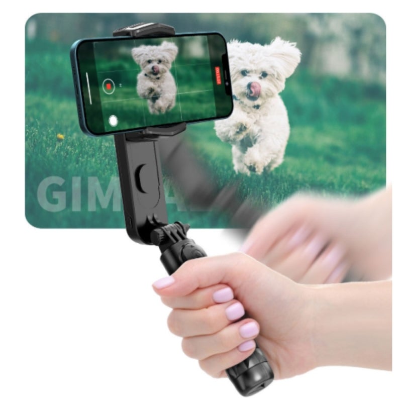 Handheld Stabilizer Aluminum Alloy Lightweight Durable - Detachable Fill Light With 3 Color Modes 9 Brightness Levels Mobile Phone Gimbal For Flexible On-The-Go Shooting Selfies - Image 2