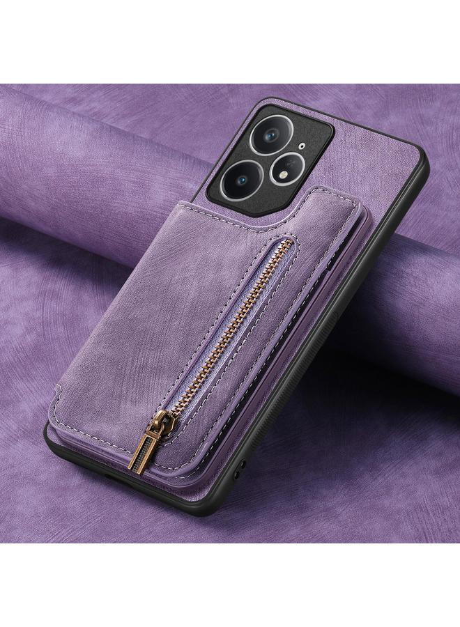 اس-توب جراب خلفي بسحاب من الجلد لهاتف Realme Neo7 - Image 4