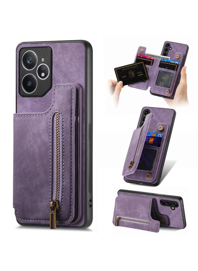 اس-توب جراب خلفي بسحاب من الجلد لهاتف Realme Neo7 - Image 1