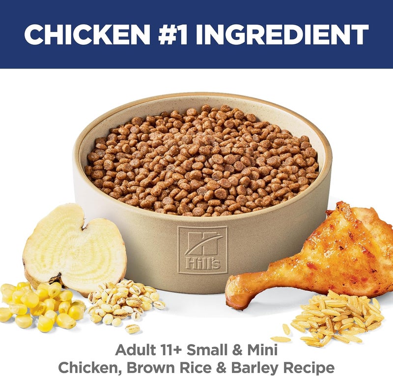 Hills Science Diet Adult 11 Small  Mini Chicken Meal Brown Rice  Barley Recipe Dry Dog Food 155 lbs - Image 3