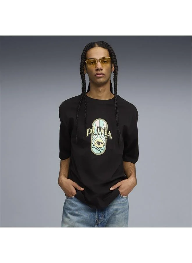بوما تيشرت بقصة مربعة Graphic PUMA Fest للرجال
