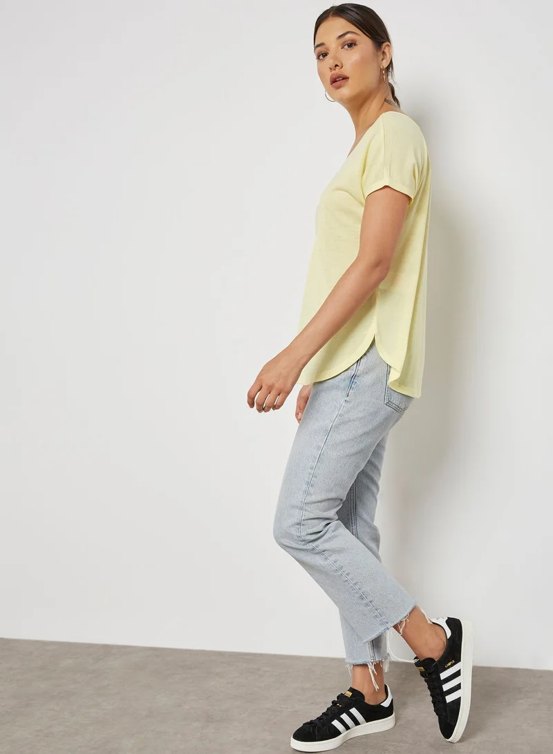 ONLY Front Criss Cross T-Shirt