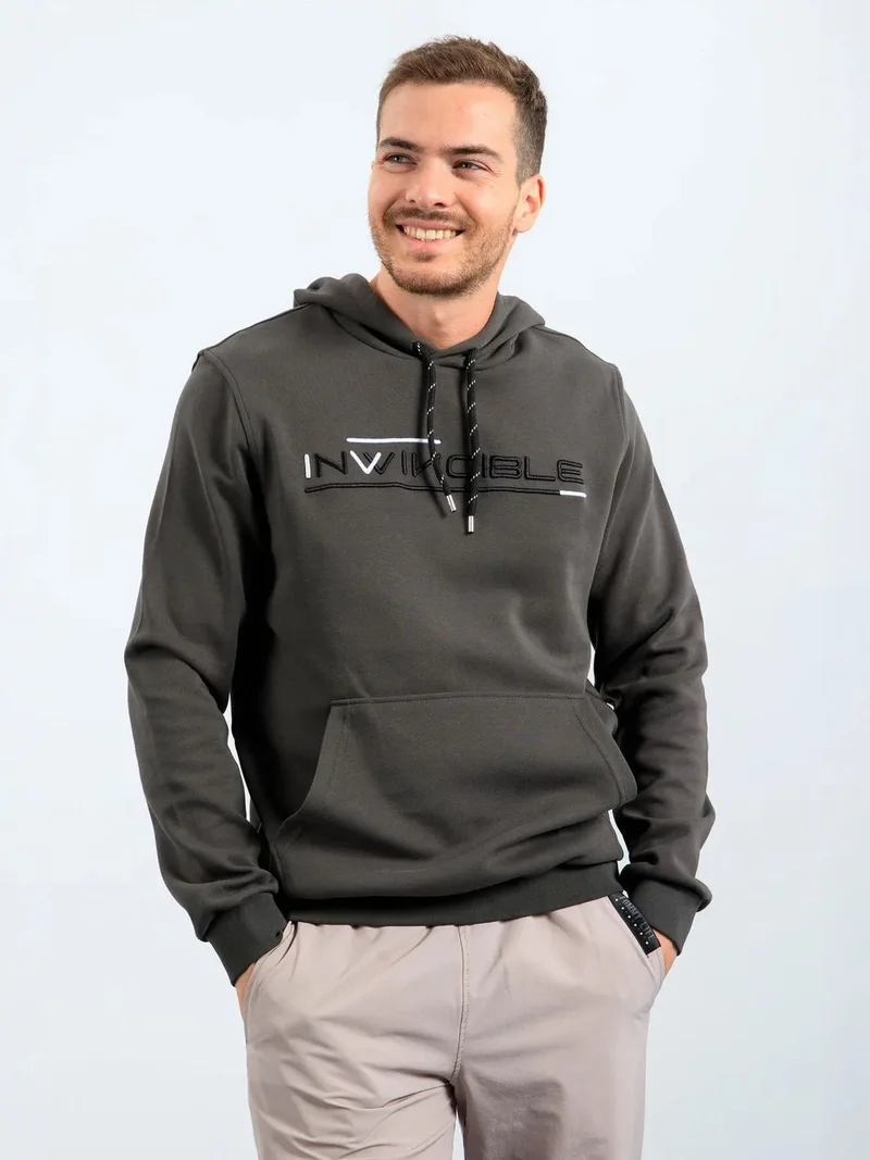 تومي لايف TOMMY Men's Printed Hooded Sweatshirt With Pocket