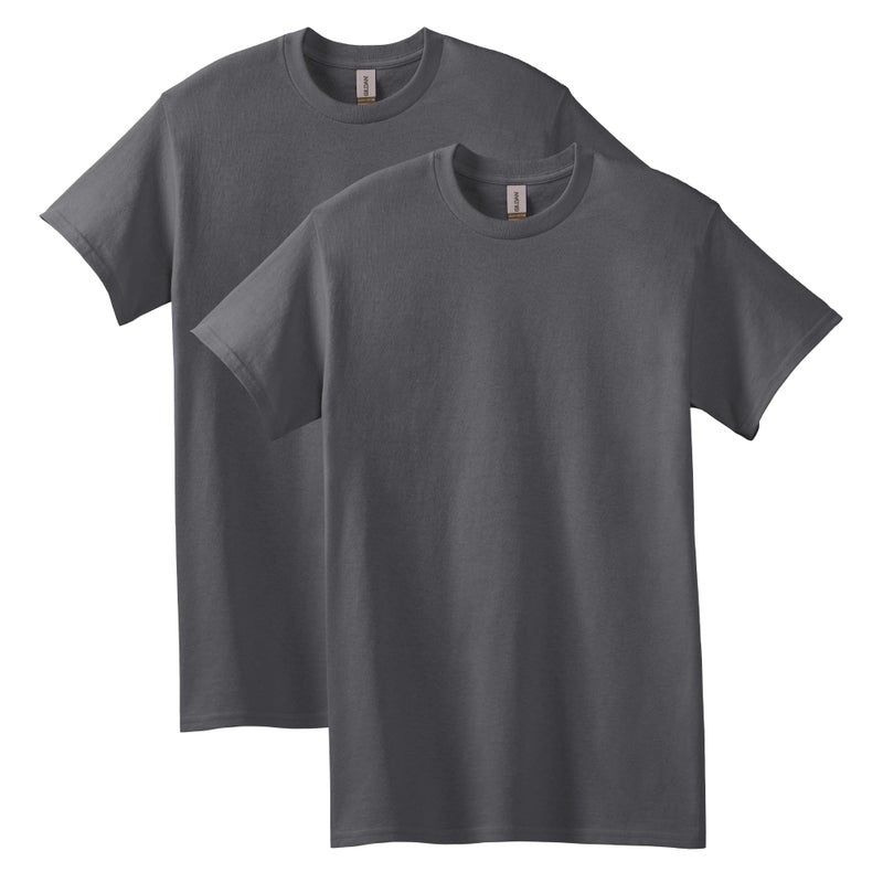 Gildan mens Heavy Cotton T-shirt, Style G5000, Multipack Shirt, Charcoal (2-pack), XX-Large US - Image 1