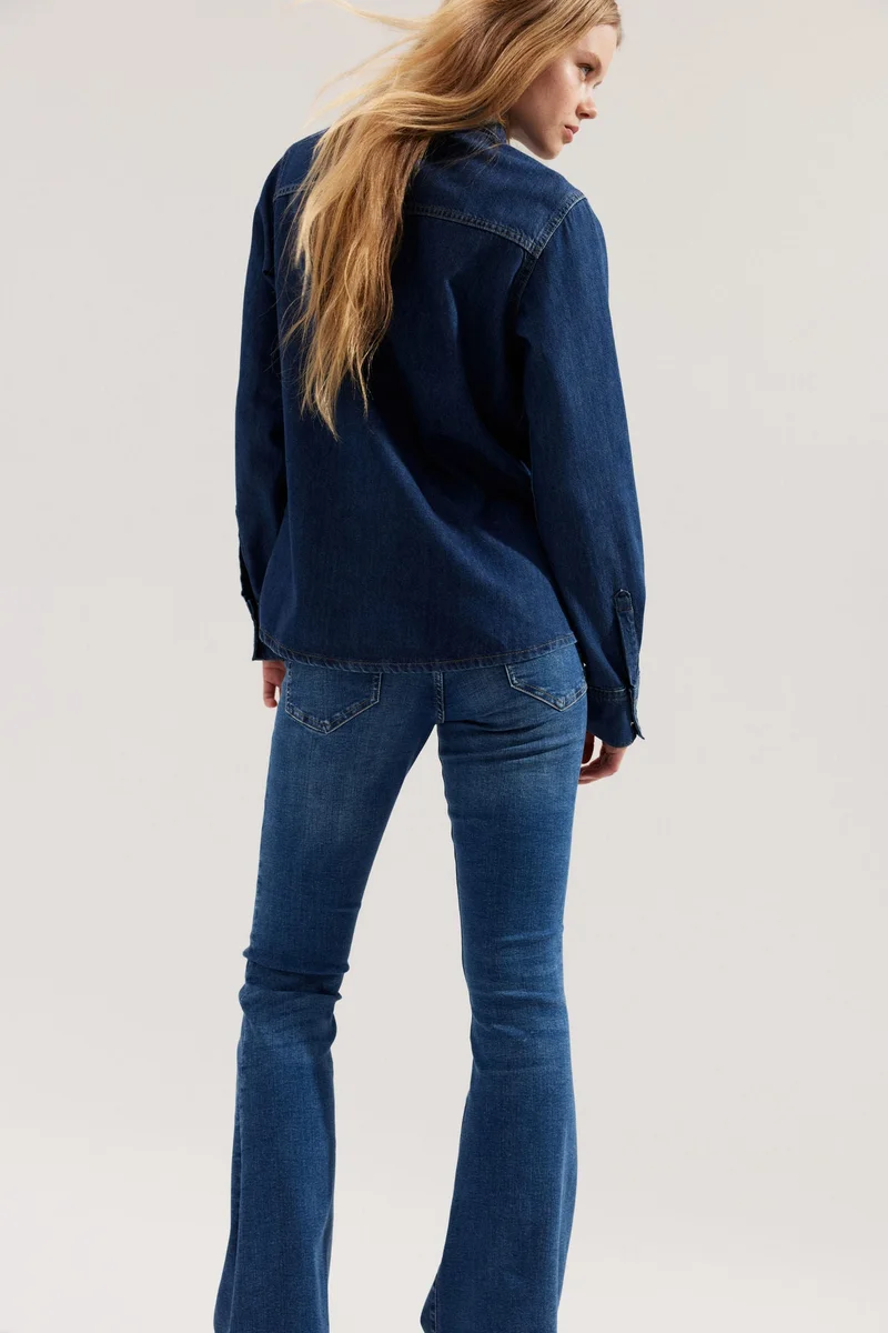 H&M Flared Ultra High Jeans