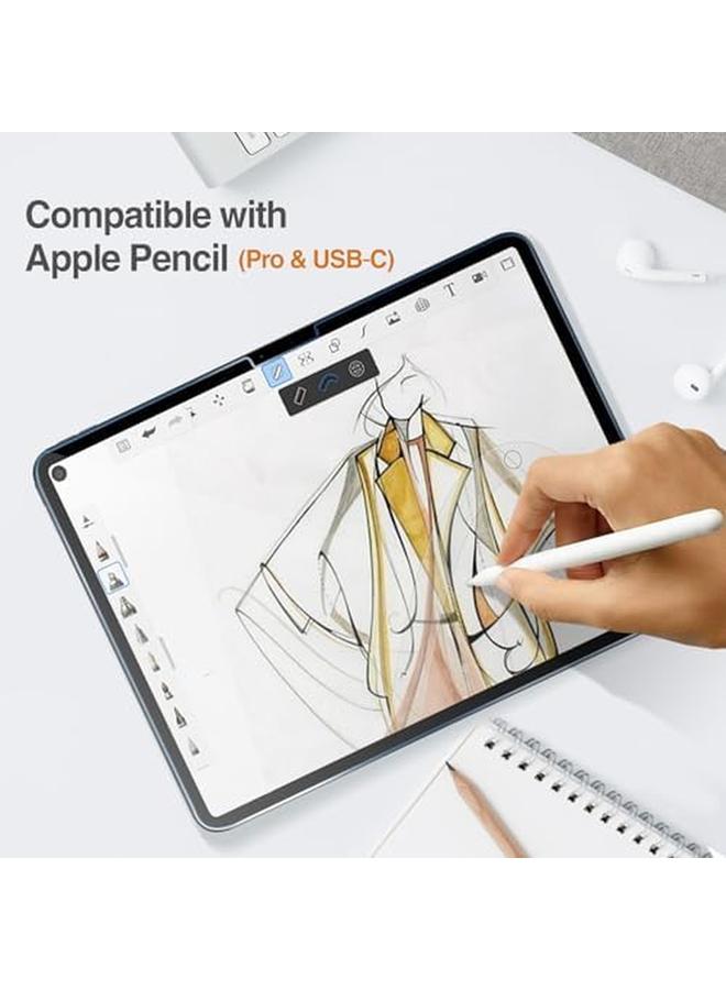 Procases 2 Pack Screen Protector For Ipad Pro 13 Inch M4 2024 With 2 Camera Lens Protectors 9H Hardness Hd Clear Tempered Glass Film For Ipad Pro 13” 7Th Gen 2024 2Clear - Image 4