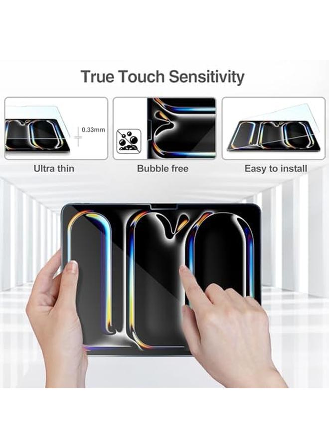 Procases 2 Pack Screen Protector For Ipad Pro 13 Inch M4 2024 With 2 Camera Lens Protectors 9H Hardness Hd Clear Tempered Glass Film For Ipad Pro 13” 7Th Gen 2024 2Clear - Image 5