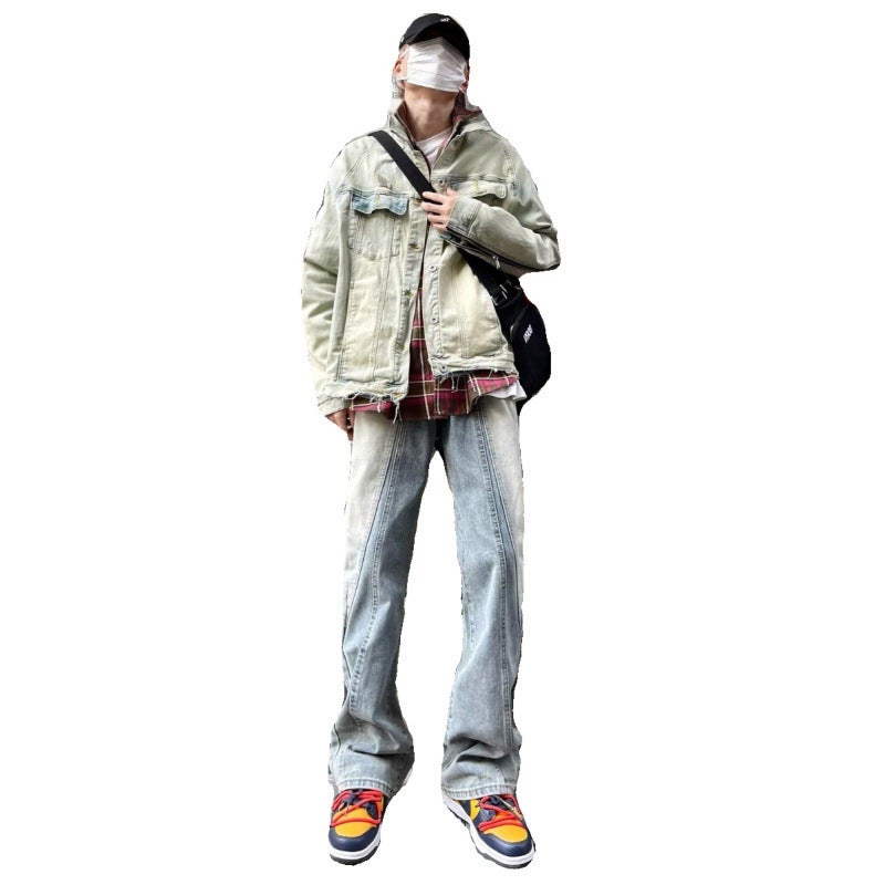 Unisex Casual Daily Denim Jeans - Image 5