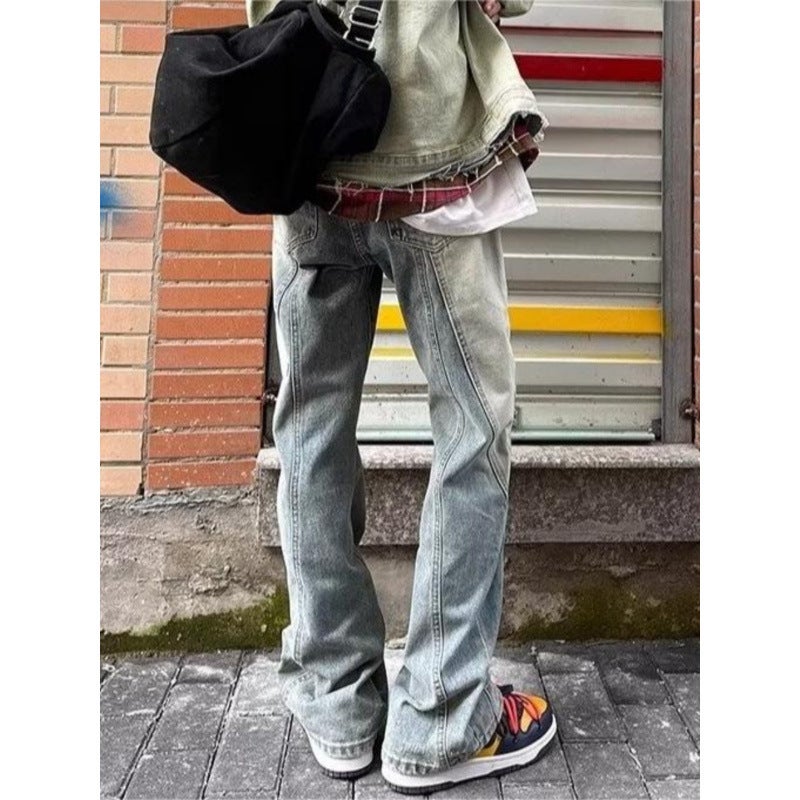 Unisex Casual Daily Denim Jeans - Image 4