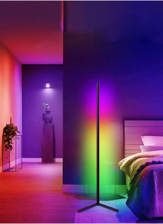 Goeco - RGB Floor Lamp Control by app or Remote Control Multicolor 120cm - Image 1