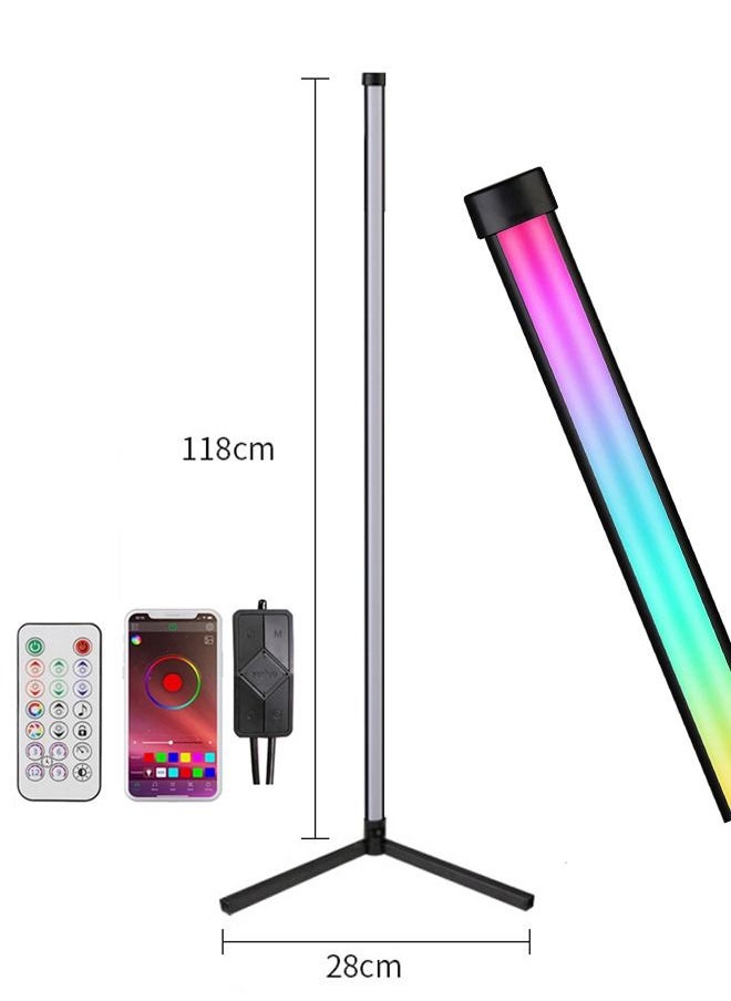 Goeco - RGB Floor Lamp Control by app or Remote Control Multicolor 120cm - Image 1
