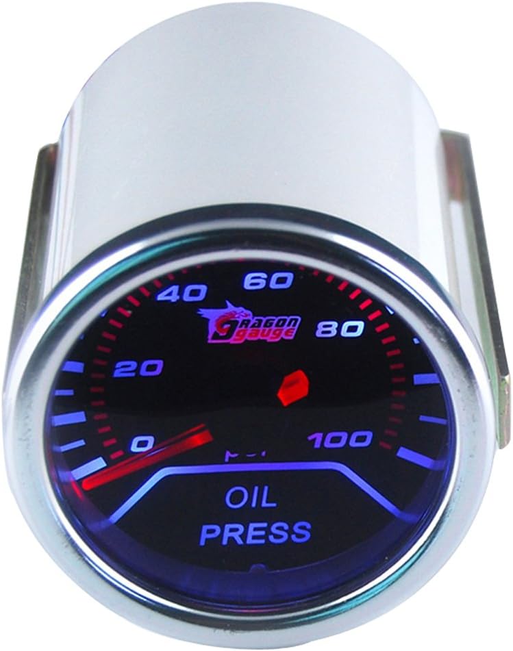 E Support Car 2" 52mm Oil Press Gauge Meter Pressure Automotive - Image 1