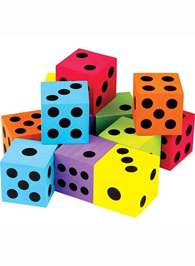 Teacher Created Resources Colorful Large Dice 12Pack 20809 - Image 2