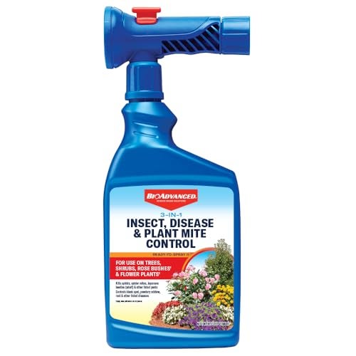 BioAdvanced 3 in 1 Insecticide & Fungicide for Plants, Disease & Plant Mite Control, Ready-to-Spray, 32 FOZ - Image 1