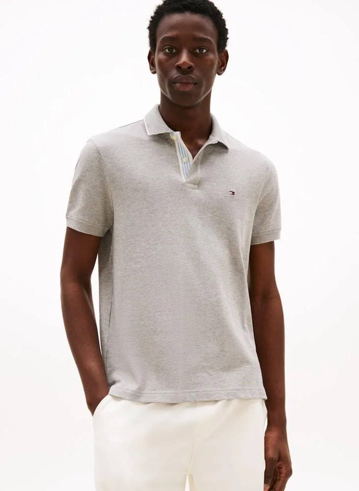 تومي هيلفيغر Regular Fit Stretch Cotton Polo