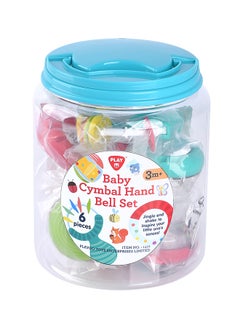 PLAYGO Playgo Baby Cymbal Hand Bell 6-Piece Set | Cause and Effect Learning Toy for Babies  - Image 2