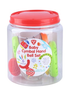 PLAYGO Playgo Baby Cymbal Hand Bell 6-Piece Set | Cause and Effect Learning Toy for Babies  - Image 3