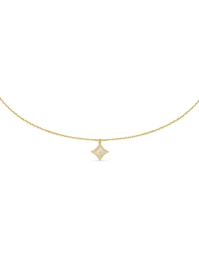 CERRUTI 1881 Silvia Gold Plated with Diamond Shaped Mother of Pearl Necklace for Women