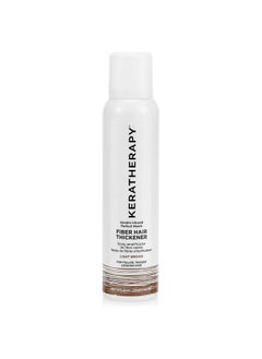بخاخ تكثيف الشعر Perfect Match Fiber من Keratin Infused، بني فاتح، 4 أونصة سائلة، 140 مل - بخاخ تكثيف الشعر وتكثيفه وإخفاء الشعر لتغطية فروة الرأس والجذور والمناطق الخفيفة