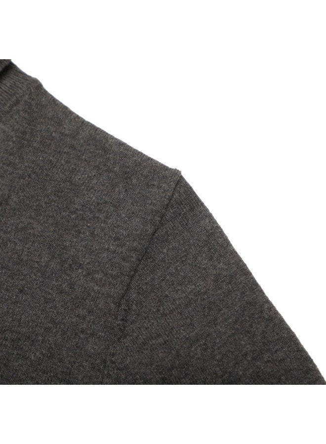 Zara kids' Everyday Casual Basic Solid High-neck Long-sleeve Fleece Sweater - Image 5