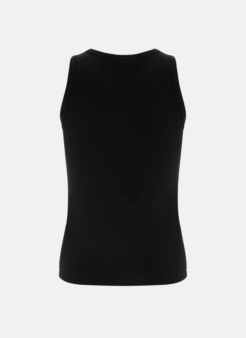 Lichi Jersey top with square detail on the chest