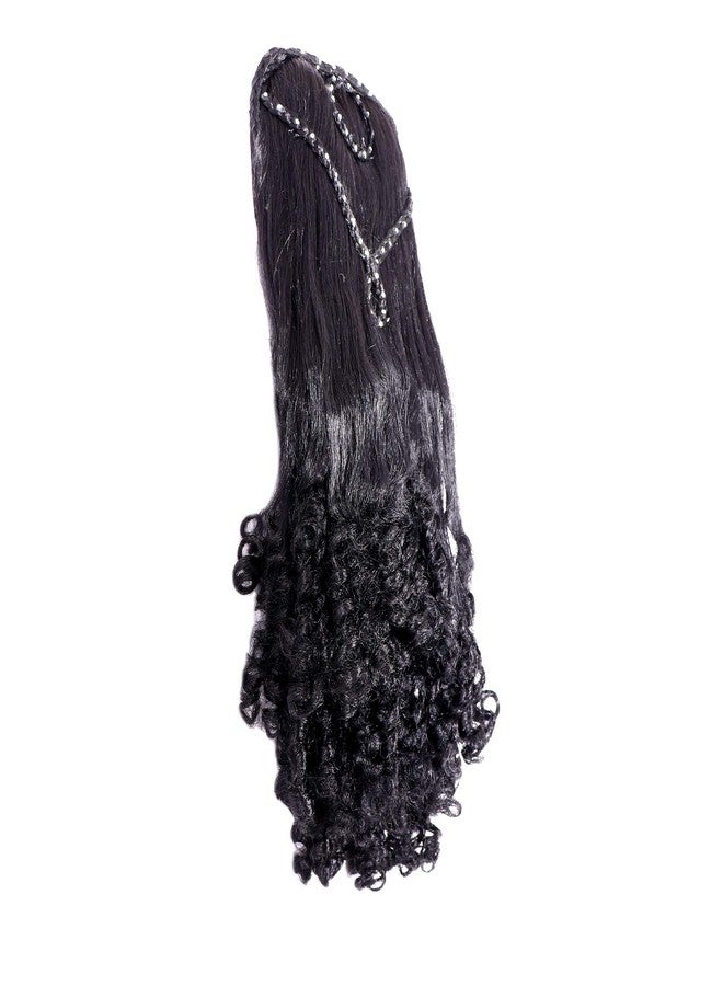Honbon Synthetic Wavy-Curly Ponytail with Clip Hair Extension Wig Black Long for Women … - Image 4