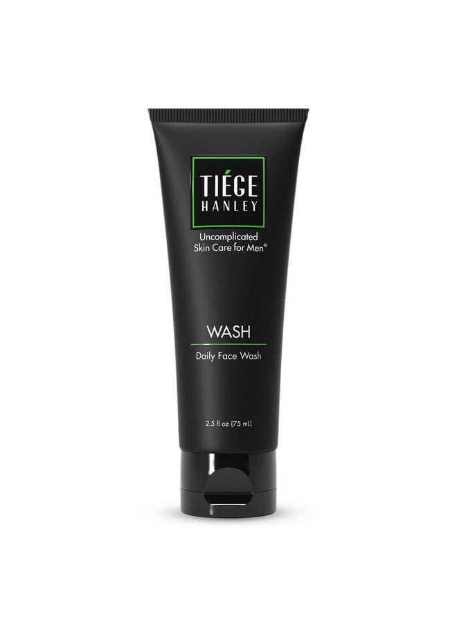tiege hanley - Tiege Hanley Daily Men's Face Wash - Gentle Fragrance-Free Cleansing Agent for Men - 2.5 Ounces - Image 1