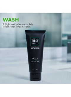 tiege hanley Tiege Hanley Daily Men's Face Wash - Gentle Fragrance-Free Cleansing Agent for Men - 2.5 Ounces  - Image 2