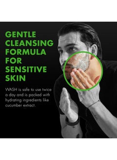 tiege hanley Tiege Hanley Daily Men's Face Wash - Gentle Fragrance-Free Cleansing Agent for Men - 2.5 Ounces  - Image 3