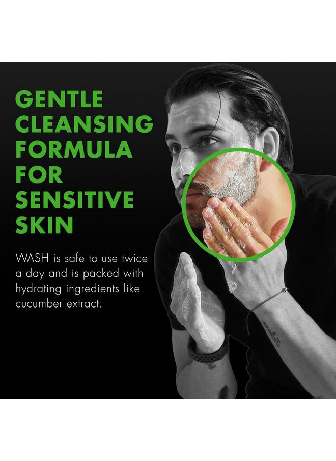 tiege hanley - Tiege Hanley Daily Men's Face Wash - Gentle Fragrance-Free Cleansing Agent for Men - 2.5 Ounces - Image 1