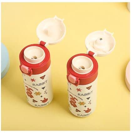 HaRvic HaRvic Water Bottle for Kids Stainless Steel Baby Sipper Bottle Double Walled Vacuum Insulated Bottle Flask for Boys Girls School Black  - Image 4