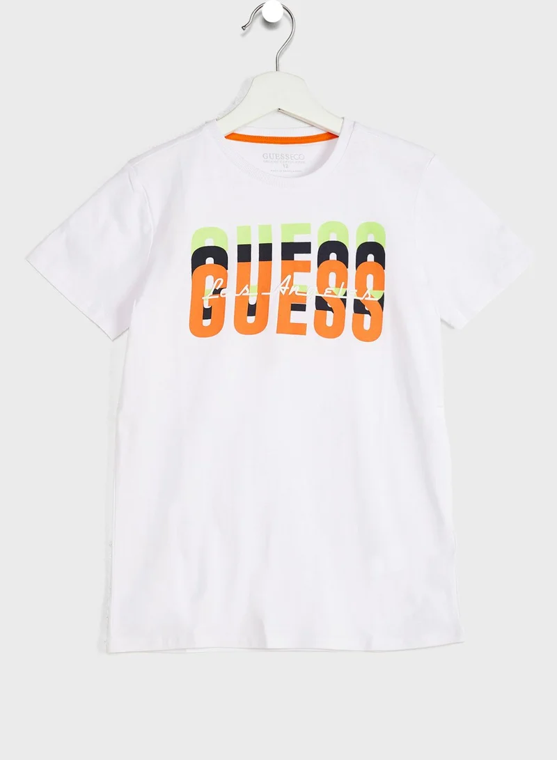 GUESS Youth Logo T-Shirt