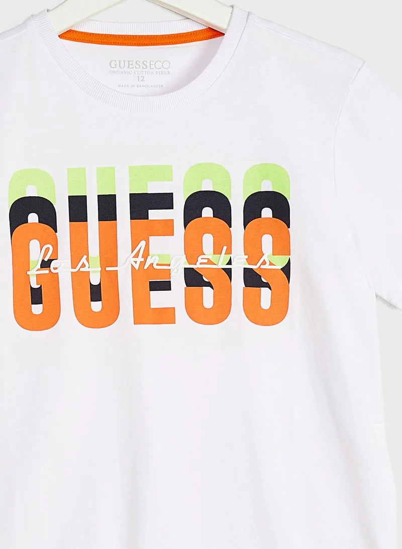 GUESS Youth Logo T-Shirt