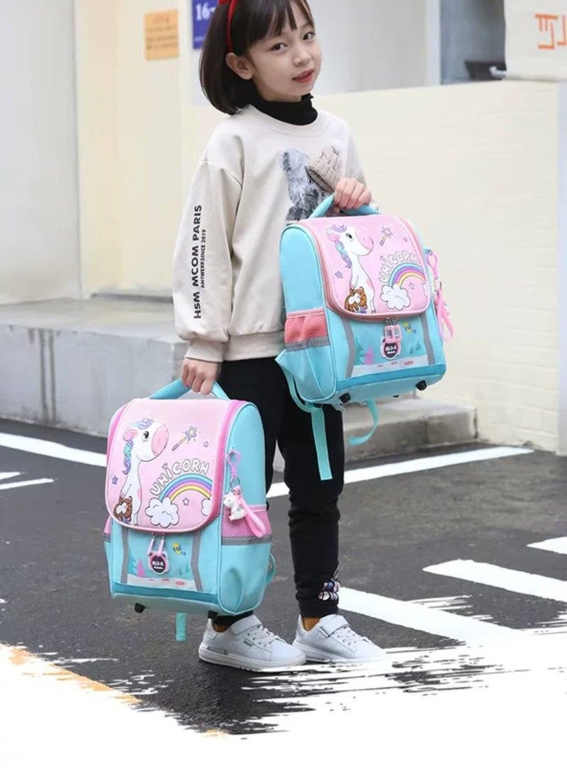 يونيكورن 3-6-year-old الفتيات الفتيان الرضع حقيبة : لطيف الفتيات الفتيان الرضع حقيبة الكتف - مرحلة ما قبل المدرسة على ظهره - الوردي - Image 1