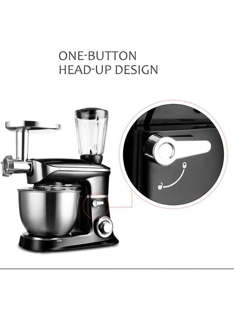 Denx Dinex DX3201 Multifunction Stand Mixer, 1500 Watts, 6 Liter Capacity, 6 Speed ​​Settings, Durable Construction, Ideal for Baking, Mixing, and Whipping - Image 3