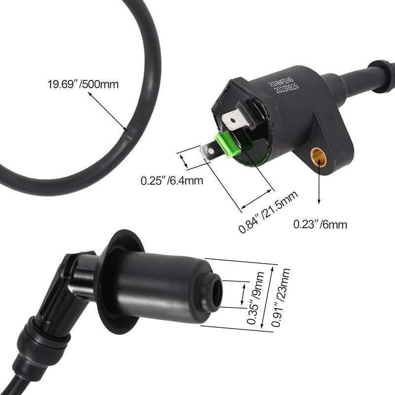 MTATCN Ignition Coil for Hammerhead and Carter Bros 150cc 250cc Go Kart Dune Buggy 6.000.257 - Image 2