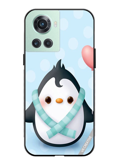 Protective Case Cover For OnePlus 10R Baby Penguin Design Multicolour