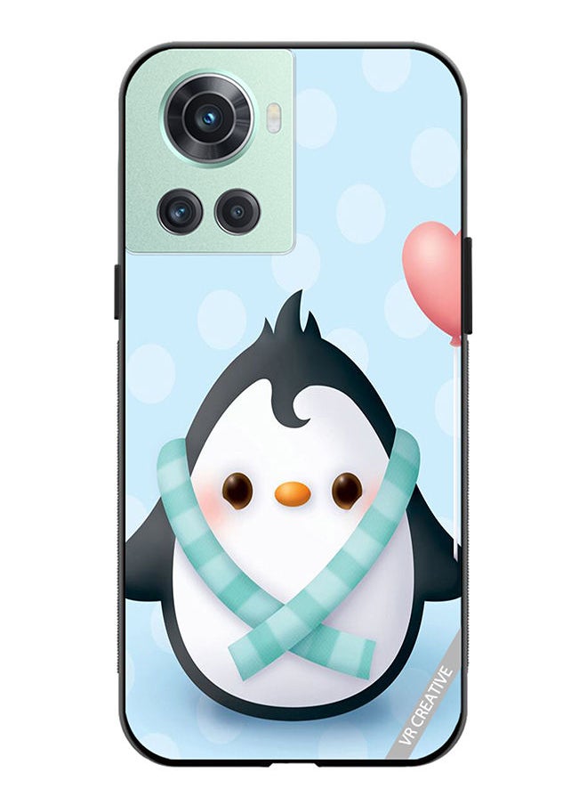 Protective Case Cover For OnePlus 10R Baby Penguin Design Multicolour
