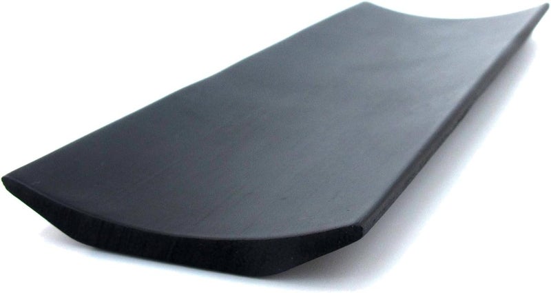 BambooMN Reusable Bamboo Black Rectangle Sushi Serving Tray Plate 7 x 28  30 Pieces - Image 1