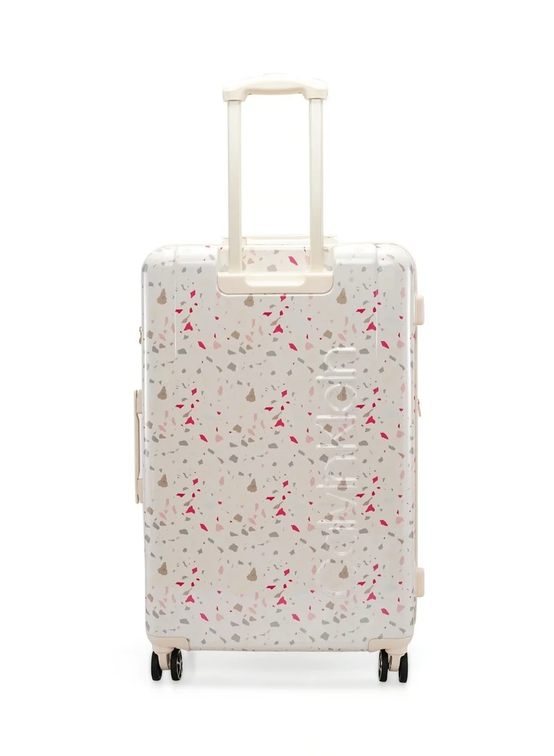 CALVIN KLEIN TERRAZZO ISLAND HS Hardside Spinner Luggage On Wheels, Ultra Lightweight ABS, 4 Double Wheels