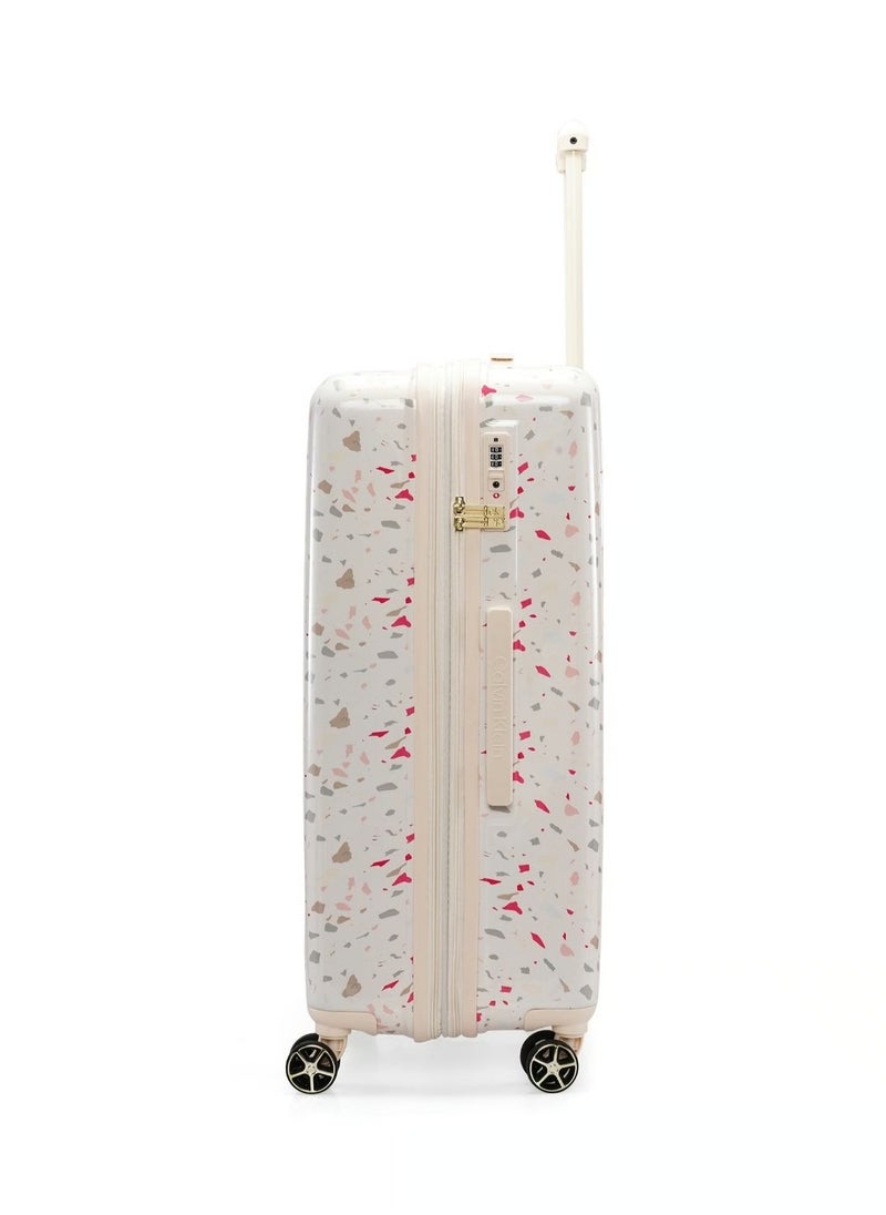 CALVIN KLEIN - TERRAZZO ISLAND HS Hardside Spinner Luggage On Wheels, Ultra Lightweight ABS, 4 Double Wheels - Image 1