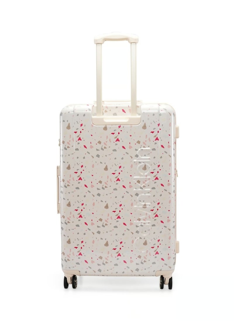 CALVIN KLEIN - TERRAZZO ISLAND HS Hardside Spinner Luggage On Wheels, Ultra Lightweight ABS, 4 Double Wheels - Image 1