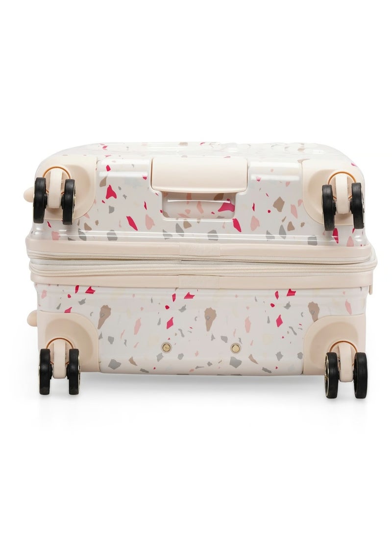 CALVIN KLEIN - TERRAZZO ISLAND HS Hardside Spinner Luggage On Wheels, Ultra Lightweight ABS, 4 Double Wheels - Image 1