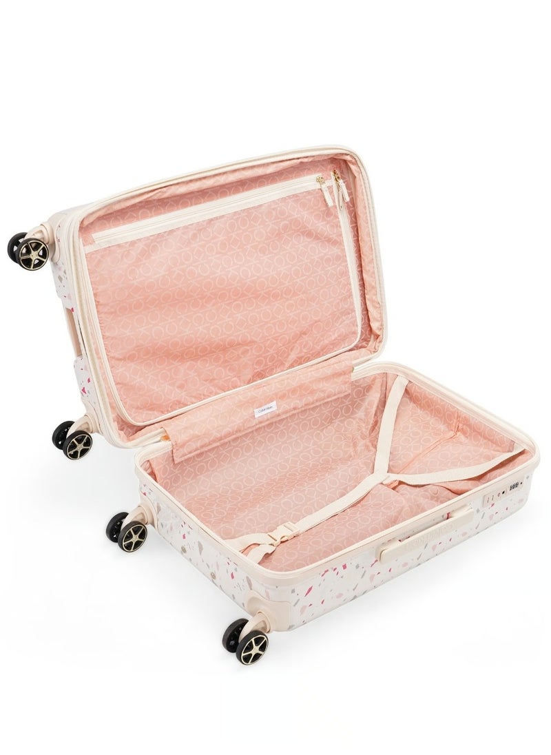 CALVIN KLEIN - TERRAZZO ISLAND HS Hardside Spinner Luggage On Wheels, Ultra Lightweight ABS, 4 Double Wheels - Image 1