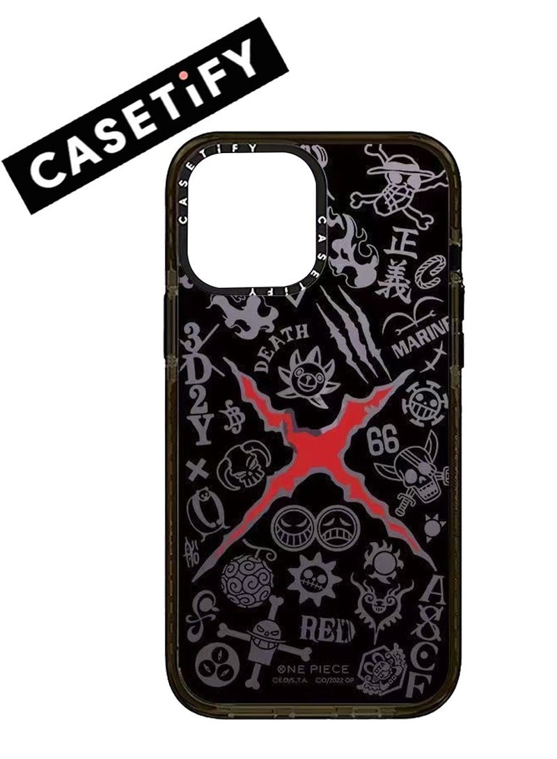 Casetify For iPhone 14 Plus Case ONE PIECE Motif Case Magnetic Magsafe MagFit Anti-Yellowing Technology iPhone 15 Plus Cover - Image 1