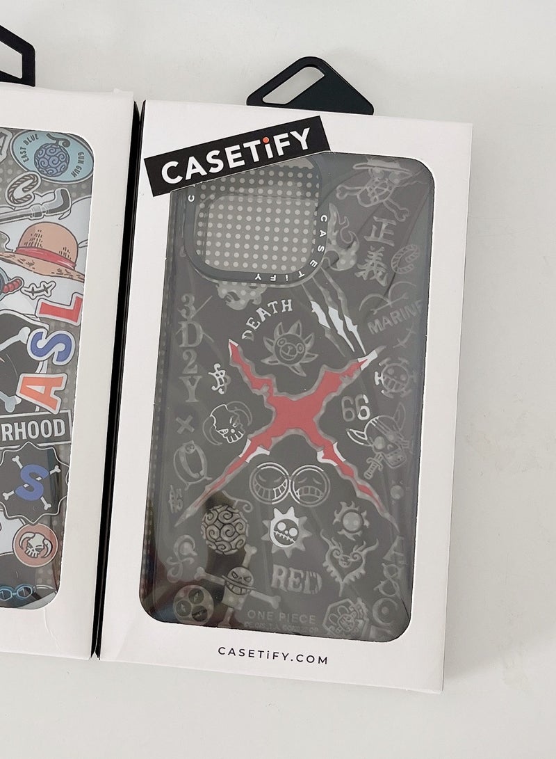 Casetify For iPhone 14 Plus Case ONE PIECE Motif Case Magnetic Magsafe MagFit Anti-Yellowing Technology iPhone 15 Plus Cover - Image 2